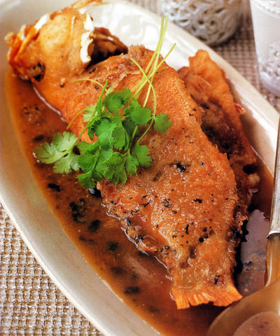 Braised Grouper in Black Bean Sauce Recipe