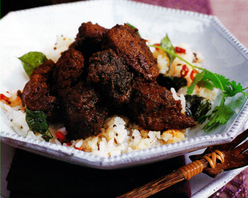 Indian Dry Mutton Curry Recipe