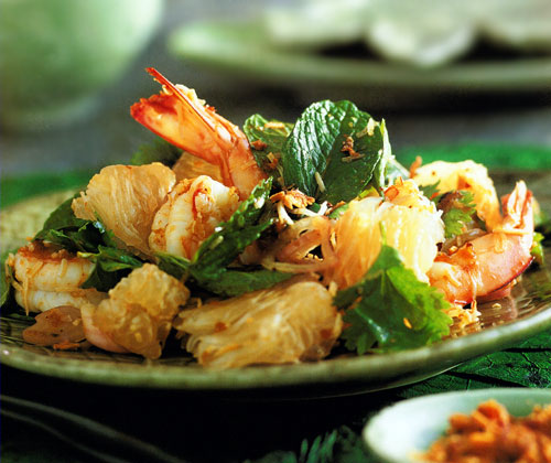 Shrimps and Pomelo Salad Recipe