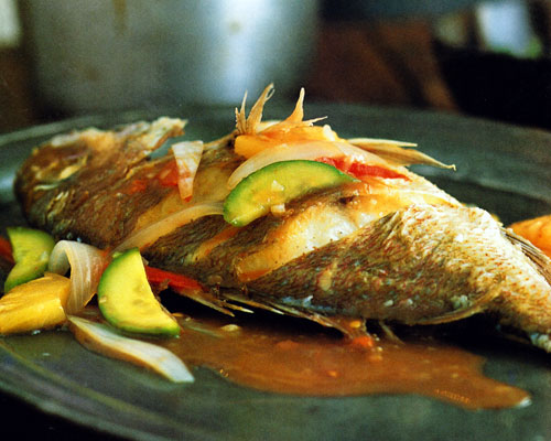 Deep-Fried Fish with Sweet and Sour Sauce Recipe
