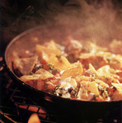 Sauteing Food