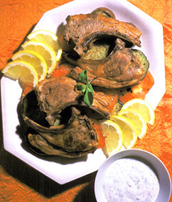 Sauteed Lamb with Eggplant in Sauce