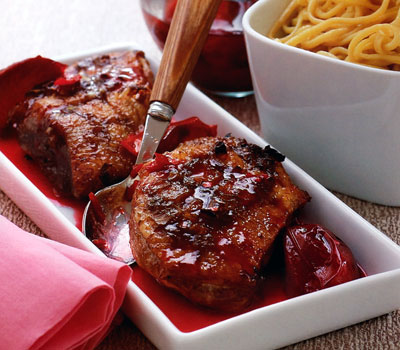 Crispy Roast Duck with Pickled Plums Recipe